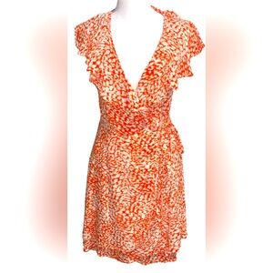 Free People French Quarter Wrap Pop Combo Mini Dress